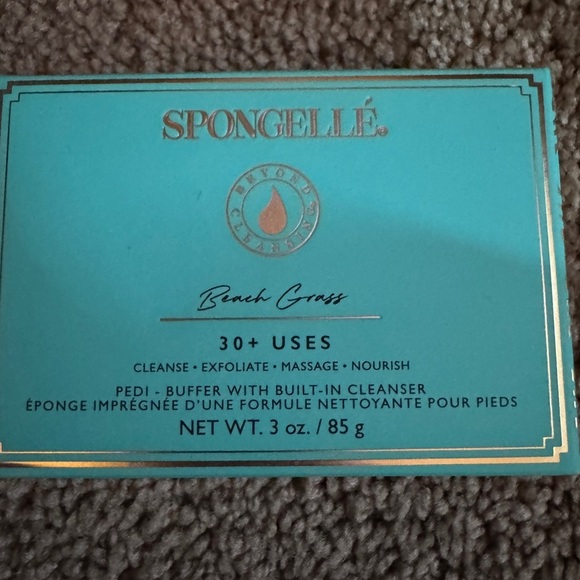 Spongellé Beach Grass Pedi Buffer and “sleep” bath bomb - Picture 3 of 4